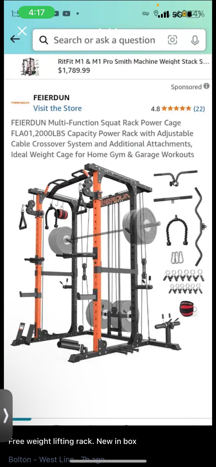 10-in-1 Home Gym (New)