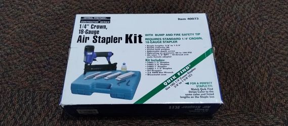 CENTRAL PNEUMATIC Air Stapler Kit
