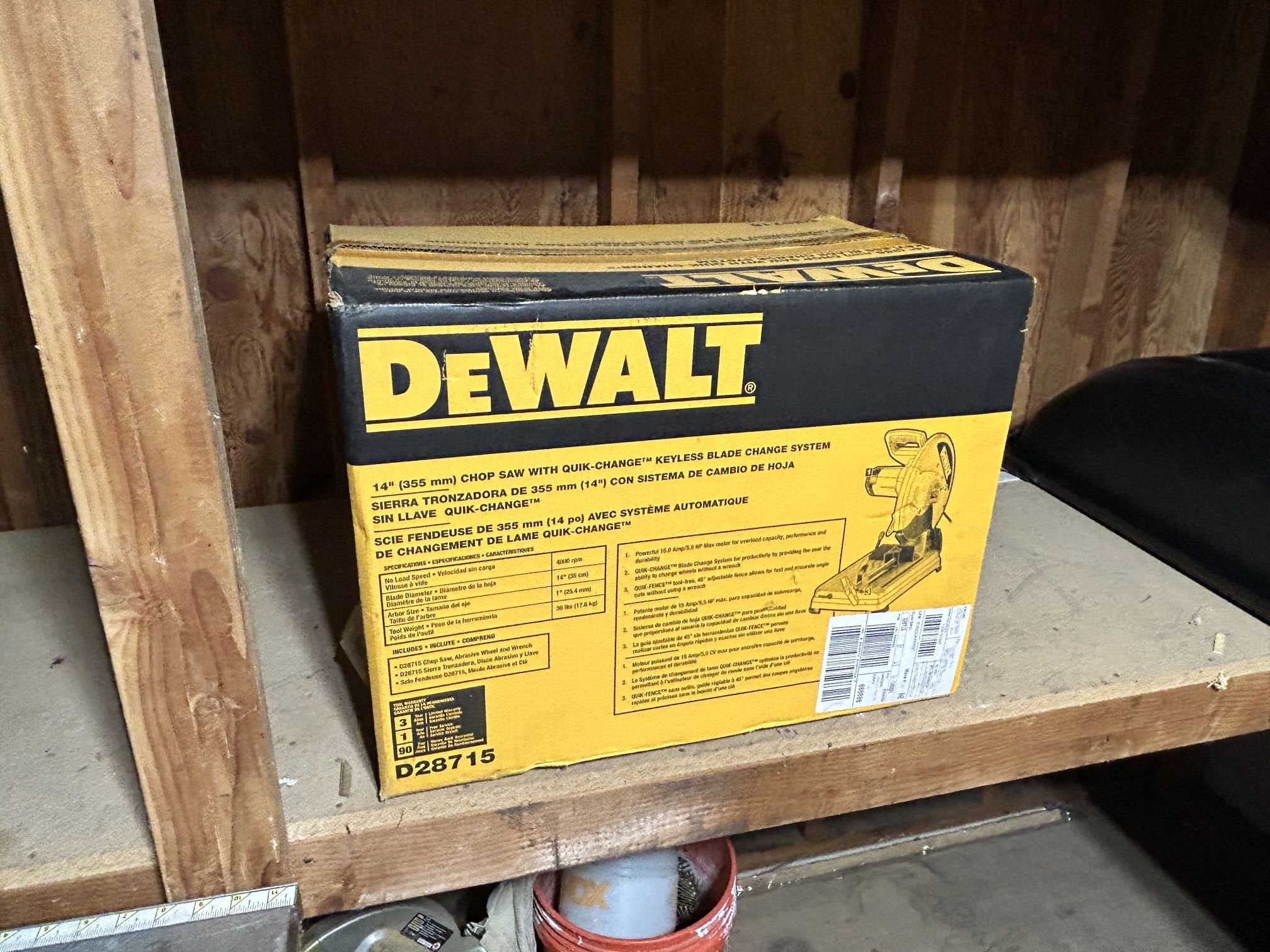 NEW UNUSED DeWalt Chop Saw