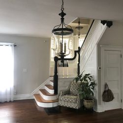 Similar 19th Century English Clear Bell Jar Pendant Lantern With Copper Trim