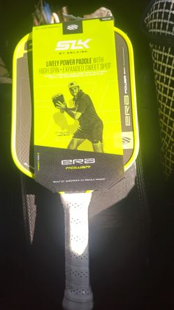 PICKLEBALL PADDLE BRAND NEW SLK BY SELKIRK ERA POWER https://offerup.com/redirect/?o=MTYuTU0= ELONGATED SHAPE T700 RAW CARBON FIBER LIME GREEN 