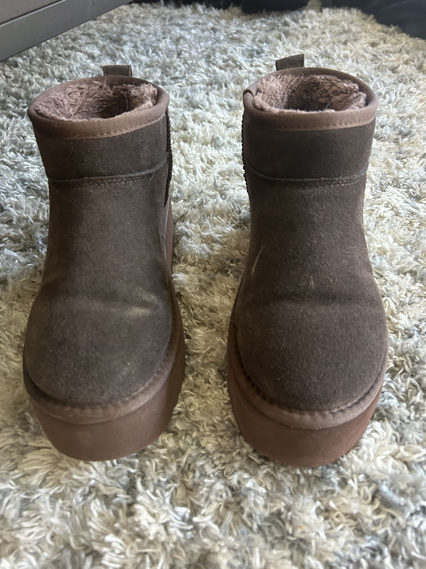🌟 Project Cloud Brown Boots!! Women's Size 8, Warm & Stylish 2” Heel