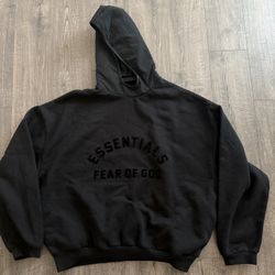 Black essentials Hoodie