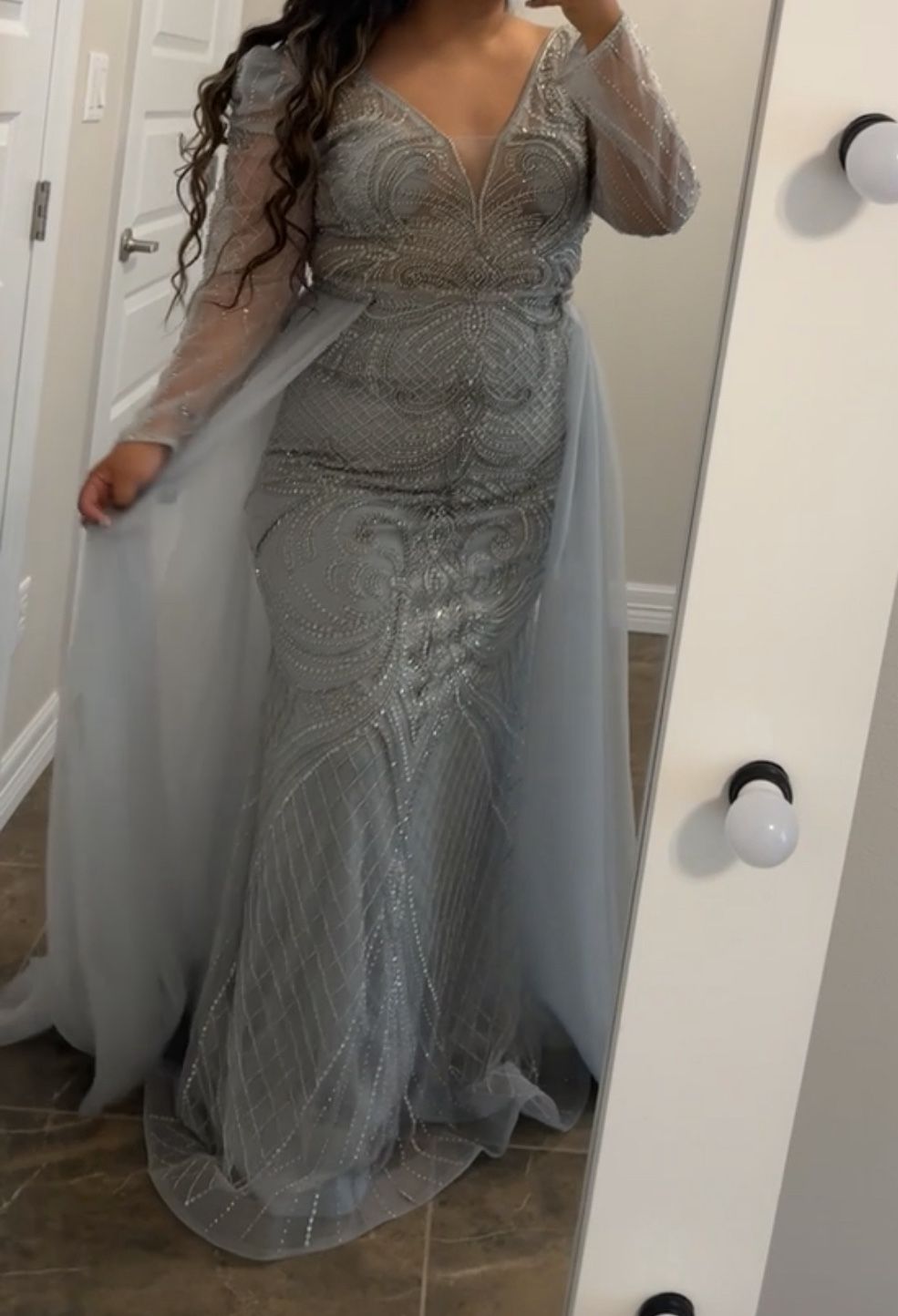 Silver Formal Dress