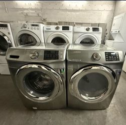 Samsung washer and dryer set “27 ) Lavadora y secadora )