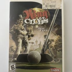 King of Clubs Mini Golf for Nintendo Wii Complete   