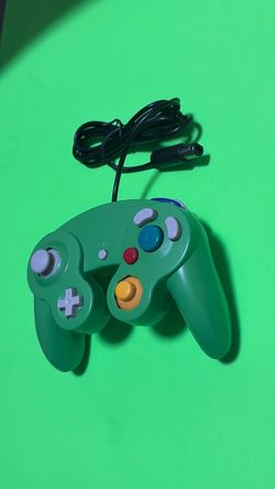 NGC Controller - GREEN - compatible with Nintendo GameCube Console controllers