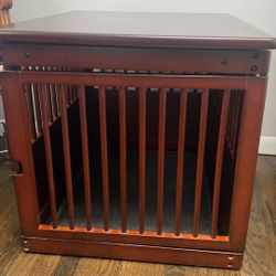 Orvis dog crate end hot sale table