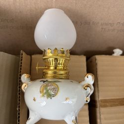 Vintage NOS miniature Masonic oil lamp- case of 11