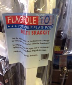 Flagpole to go multi bracket