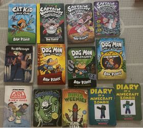 Lot of 13 Children's Books – Dog Man, Captain Underpants & More