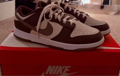 Nike Dunk Low Brown and Cream Sneakers W8.5