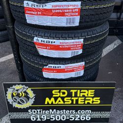 4 NEW TIRES ST205/75/15 RBP Conveyor St  $330 Cash Price 🐝 🛞 FREE INSTALLATION 🐝 🛞