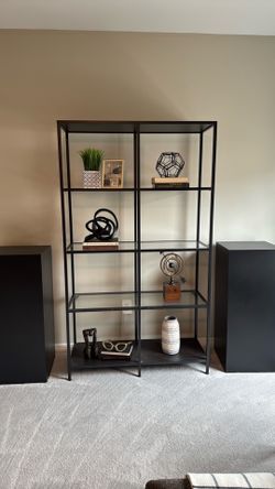 Metal and Glass Shelf