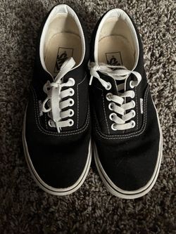 Vans 8.5 women’s black white