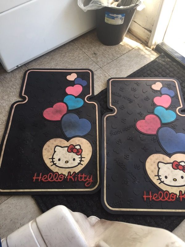 Hello kitty car mats