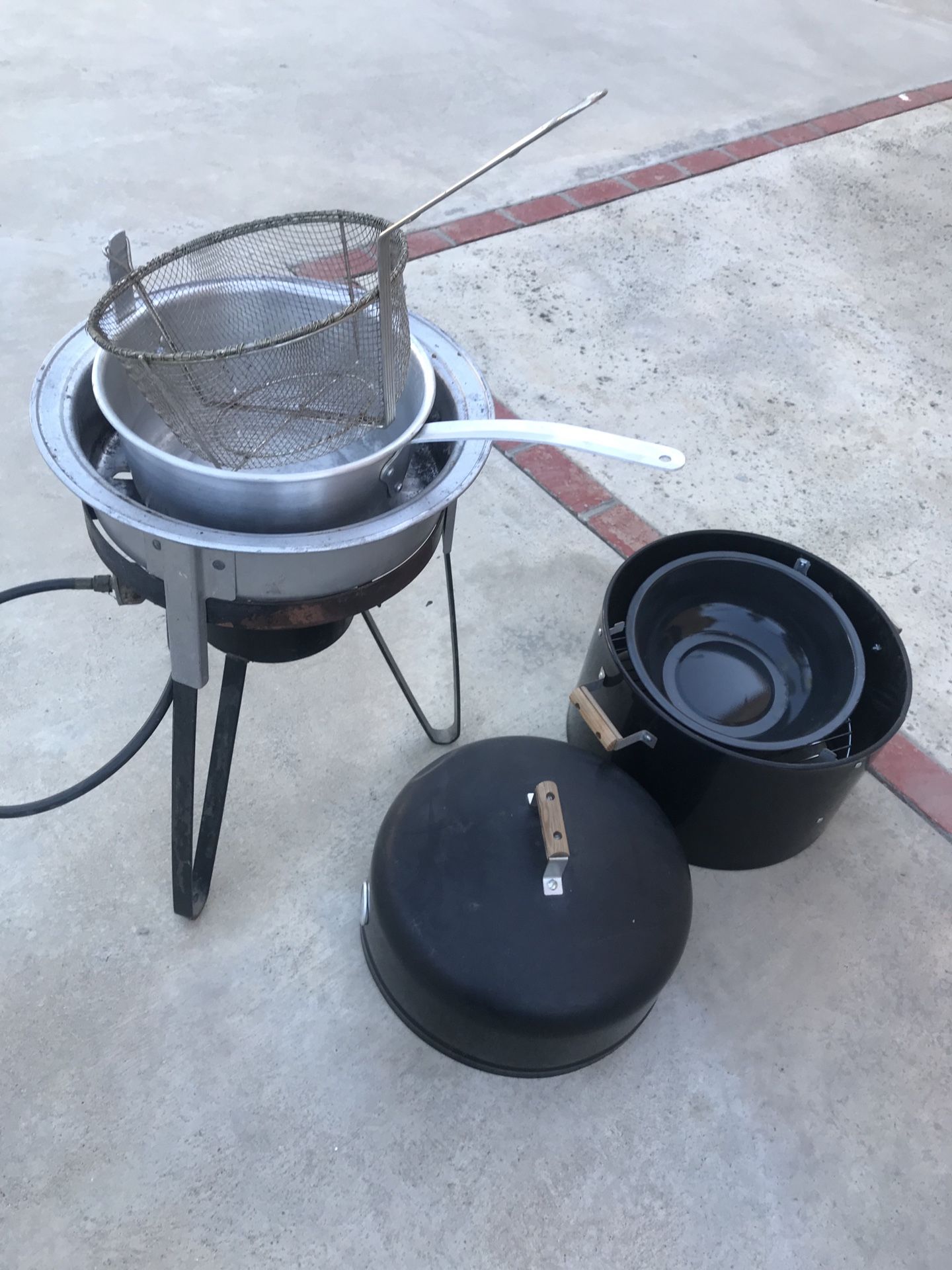 Brinkmann All in one charcoal smoker and grill