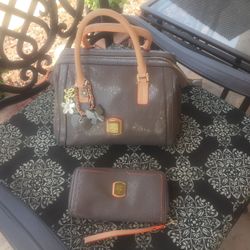 Purse & matching wallet/wristlet