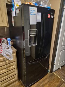 Good garage fridge both  fridge and freezer work just fine
