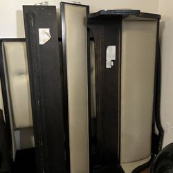 Queen Size Headboard And Footboard With Rails 