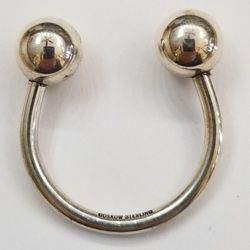 Sterling Silver Key Ring.