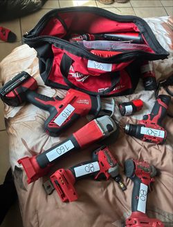 Milwakee Tools prices on pic