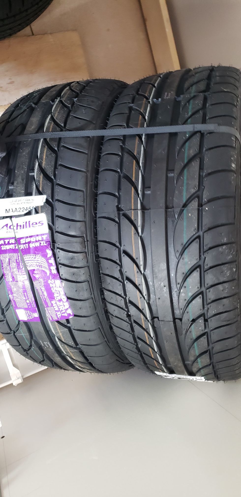 Tires, 225/45/17,new,