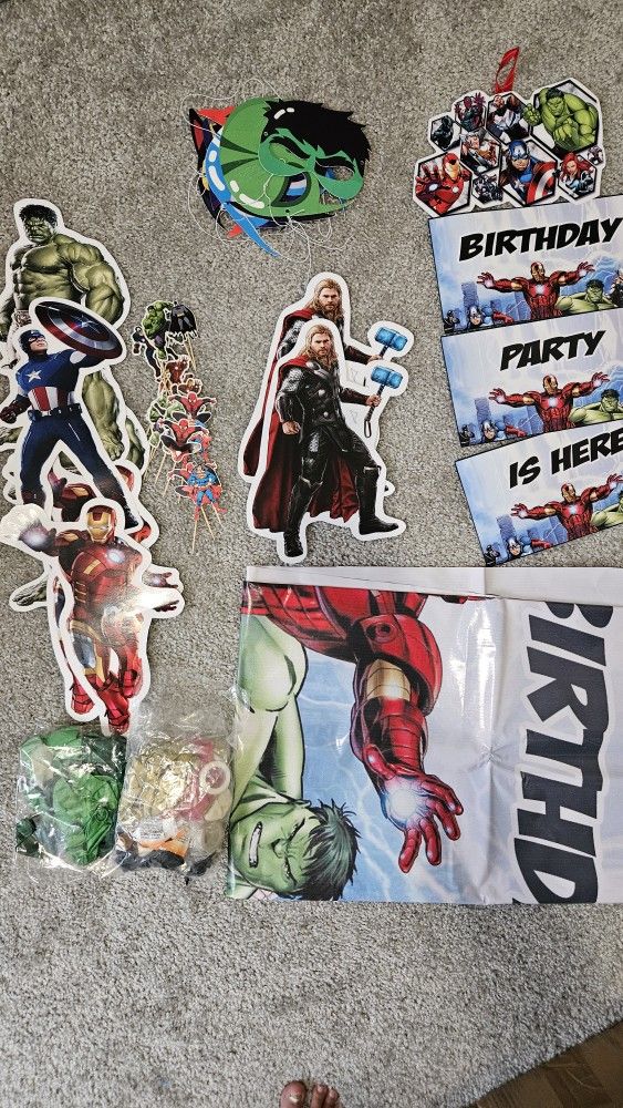 Avengers Theme BIRTHDAY Decor For Kids