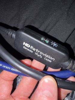 HD Retrovision Sega Genesis Model 2 component cables with PS1 adapter