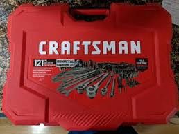 Craftsman 121 Piece SAE and Metric Chrome Mechanic Tool Set CMMT12033