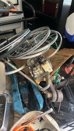 Yard tools bikes and more