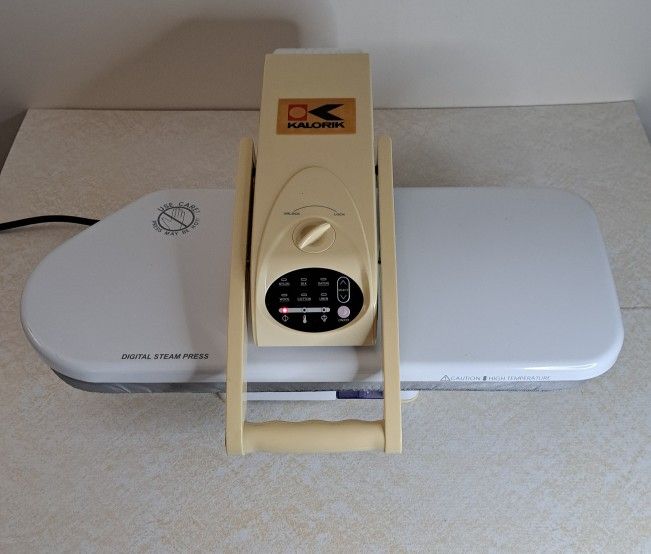 Kalorik Model PSP-2002 Digital Steam Press 6 Fabric Settings Nonstick Work