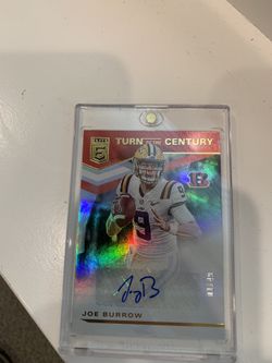 Joe Burrow Auto numbered 1/49!