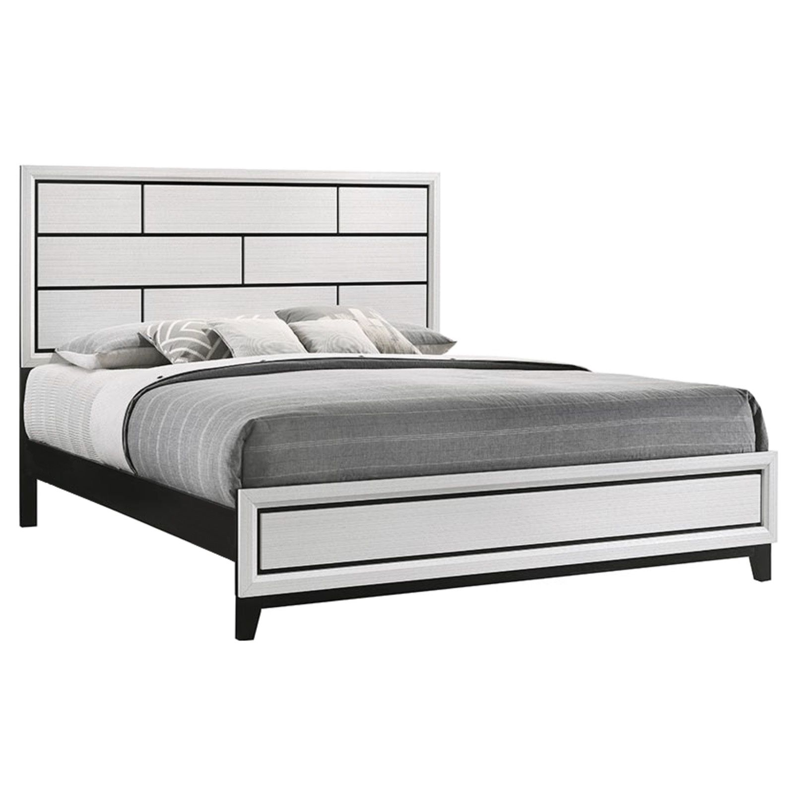 4 PIECE WHITE BLACK SET