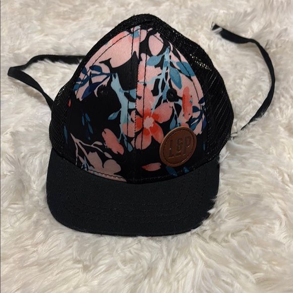 0-6 month L&P Floral Black