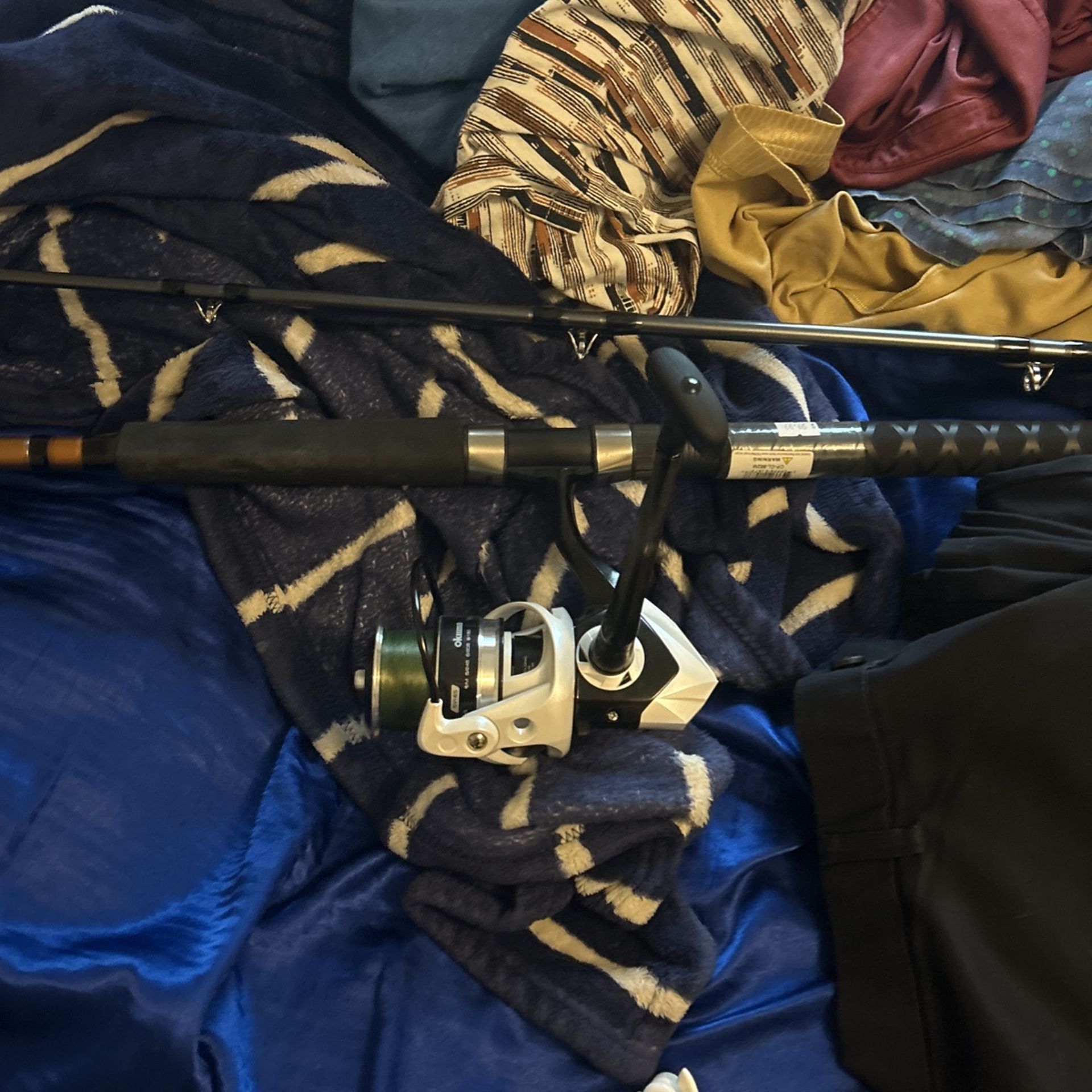 Salt Water Fishing Reel And Rod