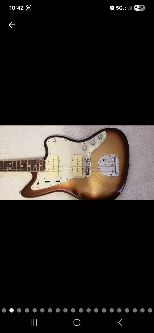 Fender American Ultra Jazzmaster Rosewood Fingerboard Mocha Burst