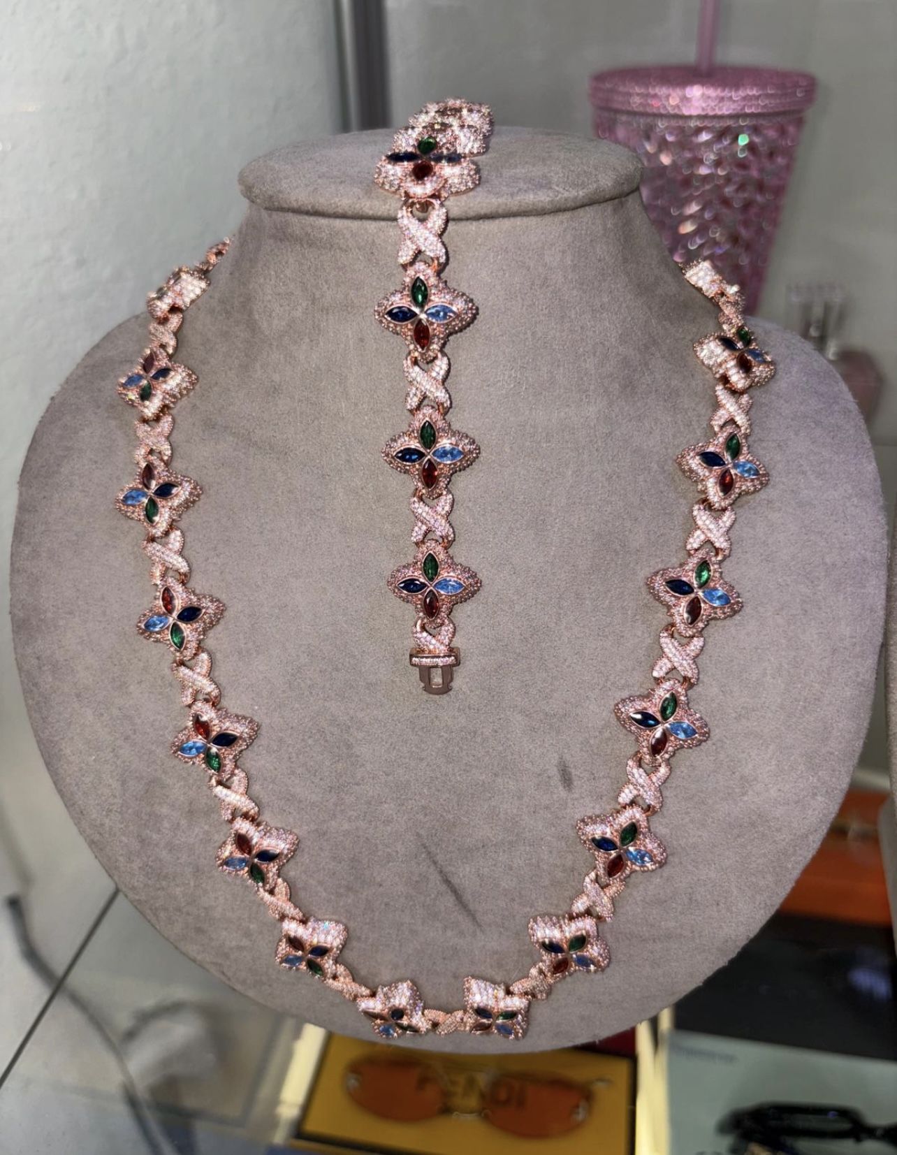 chain and bracelet 