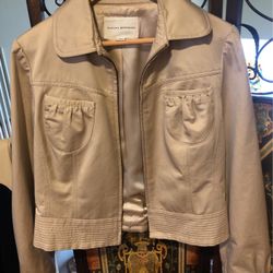 Banana Republic Silky Beige Jacket  M/L New