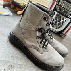 Grey Doc Martens Boots Men