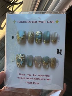 3 Plush Press Handcrafted Press-On Nails