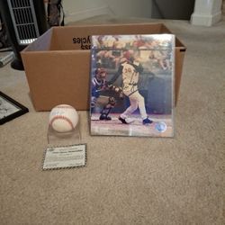 Autographed Ball and Photo Of Ken Griffey Jr.