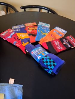 Novelty Brand Socks Bundle – 6 Pairs New