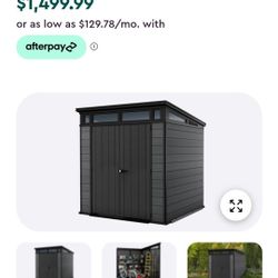 Keter Cortina 7x7 Storage Shed $1,000