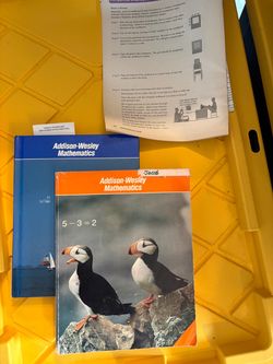Elementary math worksheets and books
