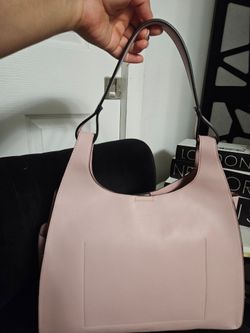 Pink shoulder bag