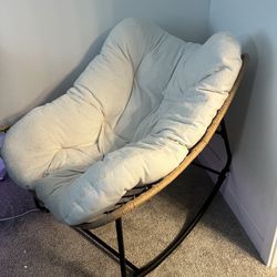 Papasan Oversized Rocking Chair