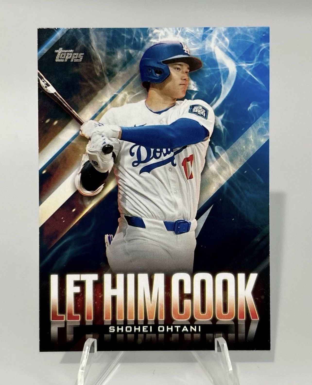 Shohei Ohtani Let Him Cook Blue Parallel LHC-1 LA Dodgers