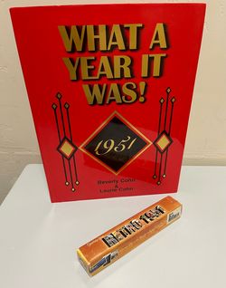 What a Year It Was! 1951 Book and Retro 1951 Tornado Red Rollerball Pen VRR-1308