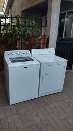 Washer and gas dryer
